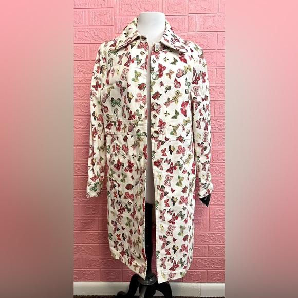 Lord & Taylor Jackets & Blazers - NWT Lord and Taylor Identity Butterfly Canvas Button Down Cotton Jacket
